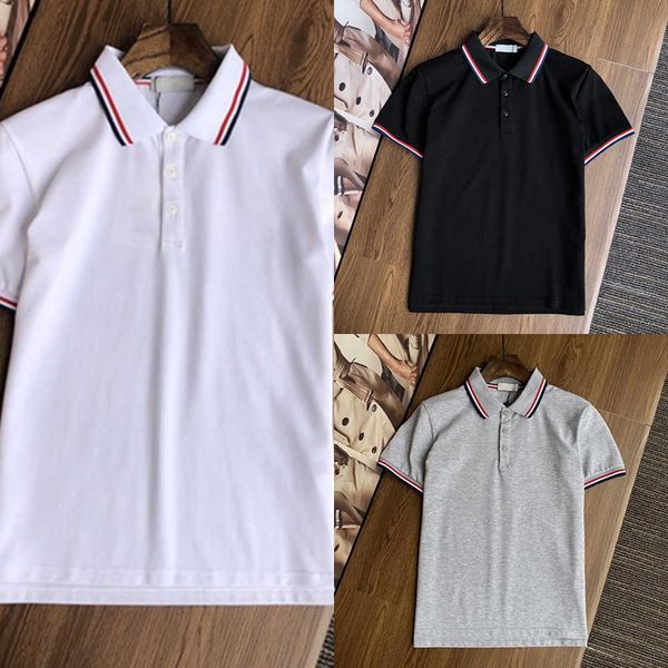 men's polos luxury brand mens designer polo t shirt summer fashion breathable short-sleeved lapel casual to 2xl, White;black
men's polos luxury brand mens designer polo t shirt summer fashion breathable short-sleeved lapel casual to 2xl, White;black