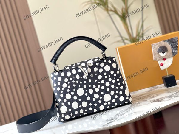 luxury designer yk capucines bb handbags rainbow dots shoulder bag fashion japanese artworks cross-body purse dotted patterns leather totes
luxury designer yk capucines bb handbags rainbow dots shoulder bag fashion japanese artworks cross-body purse dotted patterns leather totes