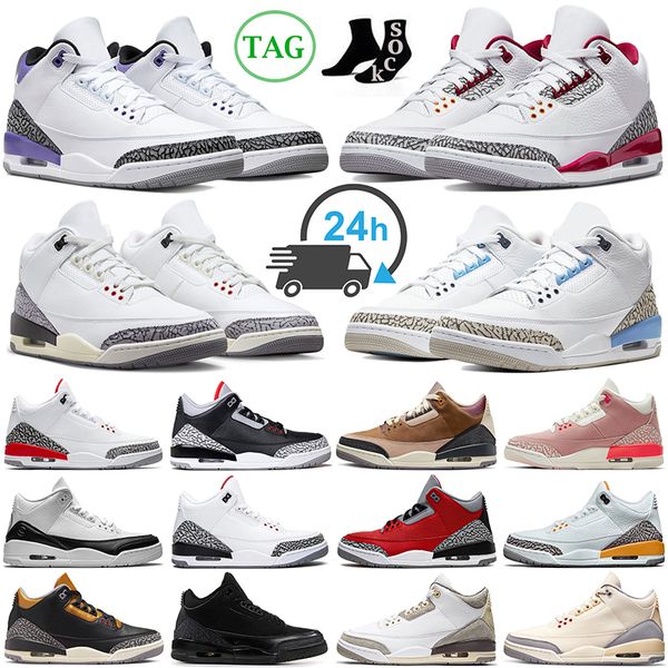 3 men basketball shoes 3s sneakers white cement reimagined fire red cardinal dark iris pine green unc rust pink black cement gold mens women
3 men basketball shoes 3s sneakers white cement reimagined fire red cardinal dark iris pine green unc rust pink black cement gold mens women