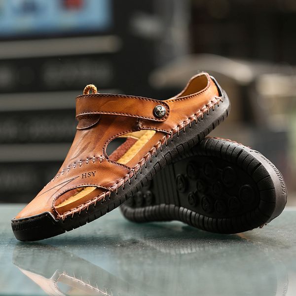 sandals fashion mens sandals genuine leather summer beach slippers male non-slip soft comfortable outdoor shoes man sandals 230408, Black
sandals fashion mens sandals genuine leather summer beach slippers male non-slip soft comfortable outdoor shoes man sandals 230408, Black