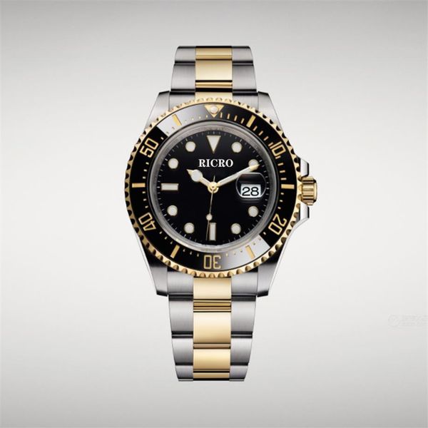 automatic mechanical men's watch dial 43 mm luminous feature calendar ceramic ring mouth leisure sports240y, Slivery;brown
automatic mechanical men's watch dial 43 mm luminous feature calendar ceramic ring mouth leisure sports240y, Slivery;brown