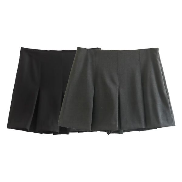 skirts nobojin black grey pleated mini women's elegant high waist skort women's wear 230408
skirts nobojin black grey pleated mini women's elegant high waist skort women's wear 230408