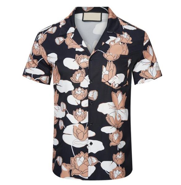 2023 summer men's casual shirts designer europe men hawaii beach tshirt luxury turn down collar flower lotus print t shirt designers ts, White;black
2023 summer men's casual shirts designer europe men hawaii beach tshirt luxury turn down collar flower lotus print t shirt designers ts, White;black