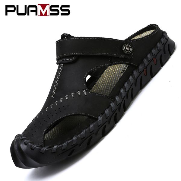sandals big size 48 men leather sandals summer classic men shoes slippers soft sandals men roman comfortable outdoor walking footwear 230408, Black
sandals big size 48 men leather sandals summer classic men shoes slippers soft sandals men roman comfortable outdoor walking footwear 230408, Black
