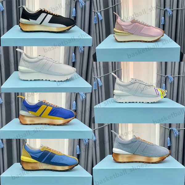 designer nylon bumpr dept dress shoes suede calfskin men women cowhide sneakers rubber platform sports sneaker size 35-44, Black
designer nylon bumpr dept dress shoes suede calfskin men women cowhide sneakers rubber platform sports sneaker size 35-44, Black