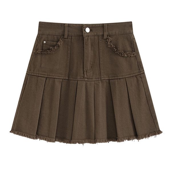 skirts brown y2k pleated denim mini ski high waist gothic koranic punk skateboarding emo ulzzang prep grunge low waist ruffle ski 230408, Black
skirts brown y2k pleated denim mini ski high waist gothic koranic punk skateboarding emo ulzzang prep grunge low waist ruffle ski 230408, Black