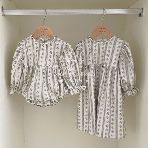 rompers vintage little girl autumn apparel sisters dress spring flower stripe pattern baby bodysuit infant bodysuit linen baby clothing 2304, Blue
rompers vintage little girl autumn apparel sisters dress spring flower stripe pattern baby bodysuit infant bodysuit linen baby clothing 2304, Blue