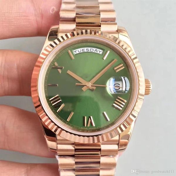 2018 watch day date mechanical 40 mm men's watch stainless steel bezel stainless steel strap sports watch with tags252b, Slivery;brown
2018 watch day date mechanical 40 mm men's watch stainless steel bezel stainless steel strap sports watch with tags252b, Slivery;brown