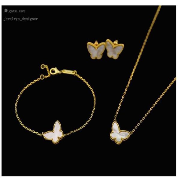designer bracelets 18k gold fashion classic sweet 4 four leaf clover butterfly bracelet earrings necklace jewelry set for s925 silver van wo, Black
designer bracelets 18k gold fashion classic sweet 4 four leaf clover butterfly bracelet earrings necklace jewelry set for s925 silver van wo, Black