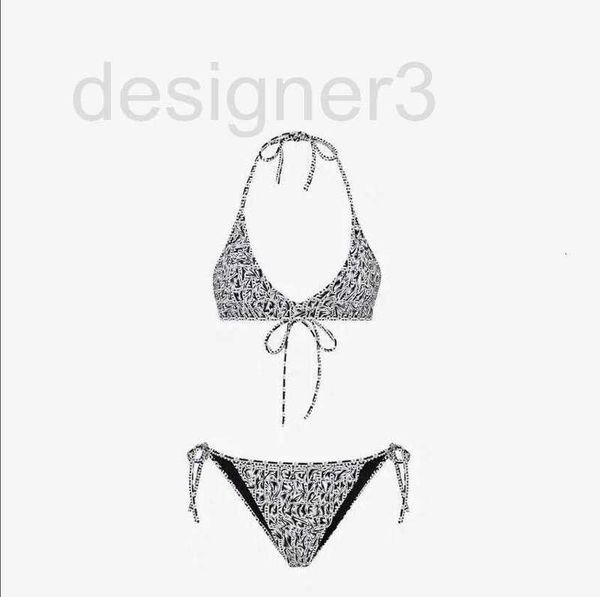 women's plus size swimwear designer new bikini swimsuit fashion letter split female swimsuit bikini 3n27, Black
women's plus size swimwear designer new bikini swimsuit fashion letter split female swimsuit bikini 3n27, Black