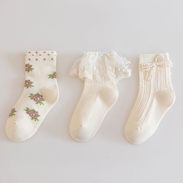 kids socks 1-12 year old girls' lace stockings 3 pairs/batch sweet flower bow princess baby hose soft and breathable children's so, Pink;yellow
kids socks 1-12 year old girls' lace stockings 3 pairs/batch sweet flower bow princess baby hose soft and breathable children's so, Pink;yellow