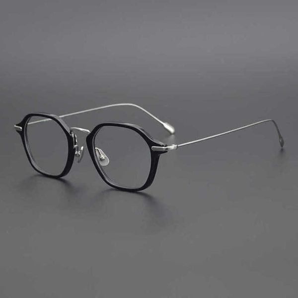 luxury designer summer sunglasses japanese designer's ultra-light small hexagonal gold beam pure titanium eyeglass can be equipped with, White;black
luxury designer summer sunglasses japanese designer's ultra-light small hexagonal gold beam pure titanium eyeglass can be equipped with, White;black