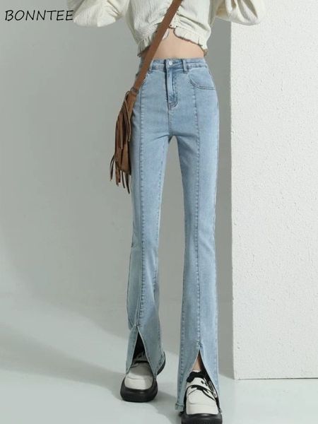 women's jeans flare jeans women's slit sweet leisure spring simple full match trousers korean vintage high waist thin fashion acad, Blue
women's jeans flare jeans women's slit sweet leisure spring simple full match trousers korean vintage high waist thin fashion acad, Blue