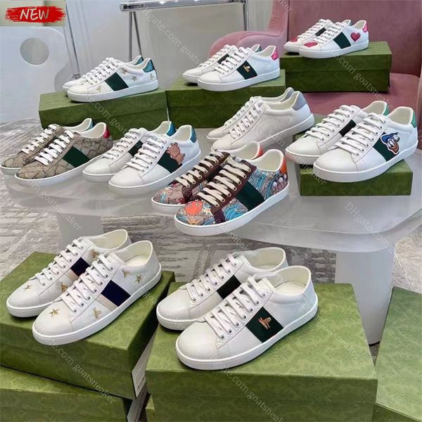 2023 designer bee casual shoes snake tiger ace chaussures leather sneakers embroidered stripes white flat walking for womens men sports snea, Black
2023 designer bee casual shoes snake tiger ace chaussures leather sneakers embroidered stripes white flat walking for womens men sports snea, Black