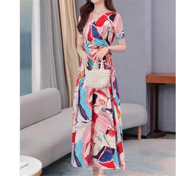 casual dresses a-line loose fit dress summer printed chiffon dress short sleeve waist v-neck thin printed large swing dress 230408, Black;gray
casual dresses a-line loose fit dress summer printed chiffon dress short sleeve waist v-neck thin printed large swing dress 230408, Black;gray