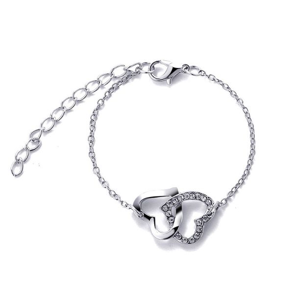 heart linked to heart necklace ear studs bracelet ring 4pcs sets inlaid rhinestone crystal twinkle non fading elling valentine's day gi, Black
heart linked to heart necklace ear studs bracelet ring 4pcs sets inlaid rhinestone crystal twinkle non fading elling valentine's day gi, Black