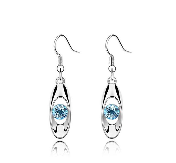 sprouting design pendant necklace earrings suit inlaid zircon rhinestone twinkle decorate plating white k american style jewelry gift non fa, Silver
sprouting design pendant necklace earrings suit inlaid zircon rhinestone twinkle decorate plating white k american style jewelry gift non fa, Silver