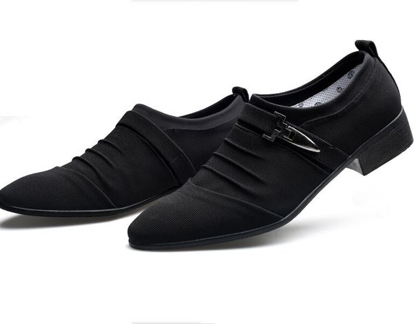 luxury men's business prom shoes wedding pointed toe men flats loafers footwear fashion party daily versatile simple casual shoes eu48, Black
luxury men's business prom shoes wedding pointed toe men flats loafers footwear fashion party daily versatile simple casual shoes eu48, Black
