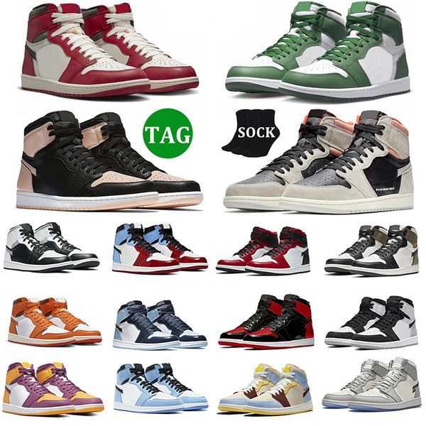 men women jumpman 1 retro og basketball shoes 1s stealth starfish lost found university blue lucky green patent bred gorge green black white
men women jumpman 1 retro og basketball shoes 1s stealth starfish lost found university blue lucky green patent bred gorge green black white