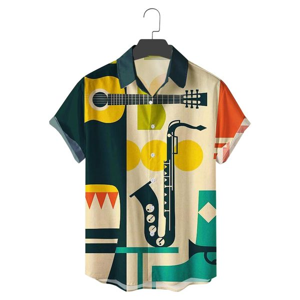 mens tshirts men hawaiian casual single button musical instruments printed shortsleeve beach blouses camicias 230408, White;black
mens tshirts men hawaiian casual single button musical instruments printed shortsleeve beach blouses camicias 230408, White;black