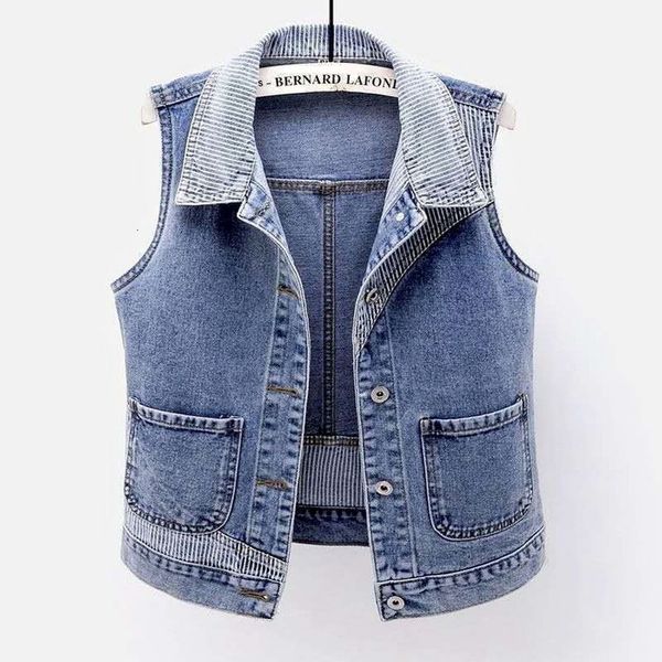 women's vests women's denim vest with large pockets short sleeved jeans sleeveless women's jacket with stitching women's, Black;white
women's vests women's denim vest with large pockets short sleeved jeans sleeveless women's jacket with stitching women's, Black;white