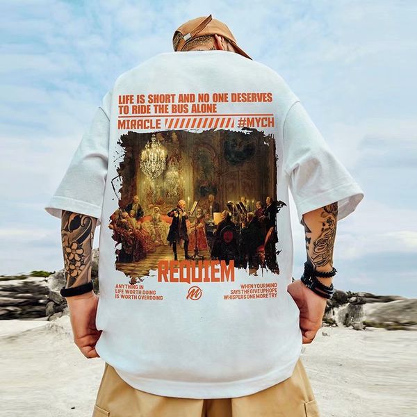 men's t-shirts men's gothic harajuku fashion t-shirt short sleeve oversized summer casual tees male streetwear y2k clothes hip ho, White;black
men's t-shirts men's gothic harajuku fashion t-shirt short sleeve oversized summer casual tees male streetwear y2k clothes hip ho, White;black