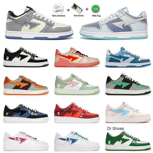 casual shoes bapesta shoe fashion skate low designer black white orange paint beige pastel blue platform bapestas baped sk8 sta for men
casual shoes bapesta shoe fashion skate low designer black white orange paint beige pastel blue platform bapestas baped sk8 sta for men