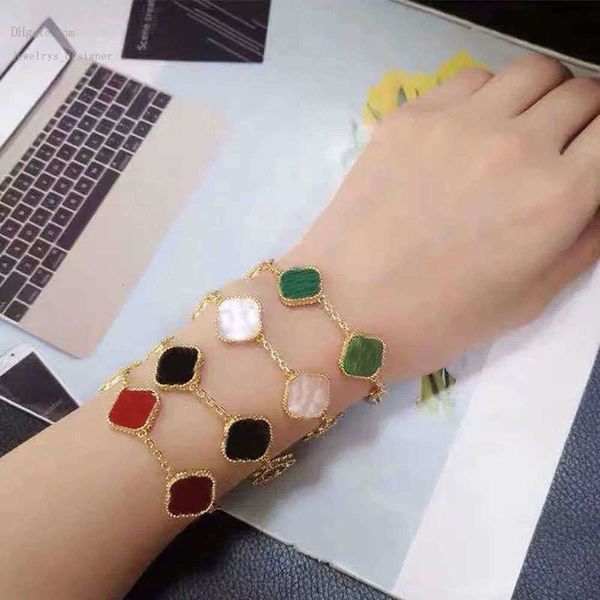designer bracelets luxury goods 5 flowers classic fashion four leaf clover bracelet 18k gold chain shell bracelets charm brand bangle hand j, Golden;silver
designer bracelets luxury goods 5 flowers classic fashion four leaf clover bracelet 18k gold chain shell bracelets charm brand bangle hand j, Golden;silver