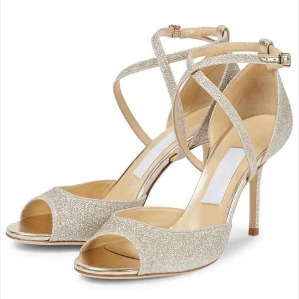 fashion women's pumps sandals popular london emsy 85 mm with glitter peeps toes ankle cross straps designer italy originals wedding par, Black
fashion women's pumps sandals popular london emsy 85 mm with glitter peeps toes ankle cross straps designer italy originals wedding par, Black