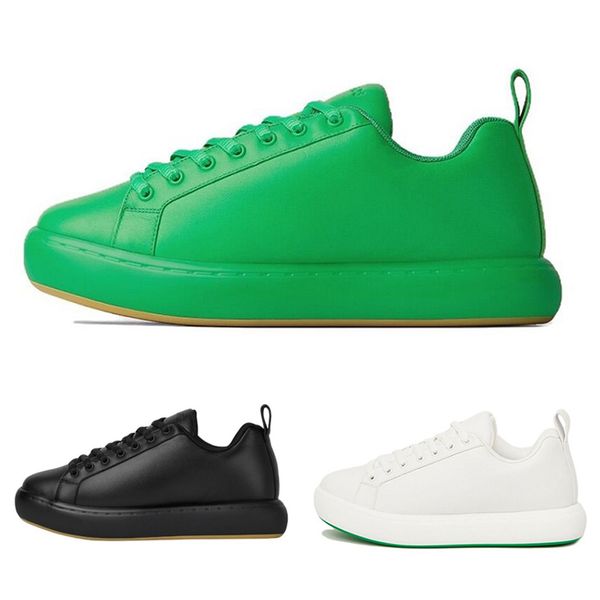 2023 platform mens casual shoes black white green flat leather height increasing men women sports sneakers with box 36-45
2023 platform mens casual shoes black white green flat leather height increasing men women sports sneakers with box 36-45