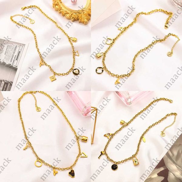 pendant necklaces 2022 fashionable 18k gold plated stainless steel necklaces choker flower letter pendant statement fashion womens necklace, Silver
pendant necklaces 2022 fashionable 18k gold plated stainless steel necklaces choker flower letter pendant statement fashion womens necklace, Silver