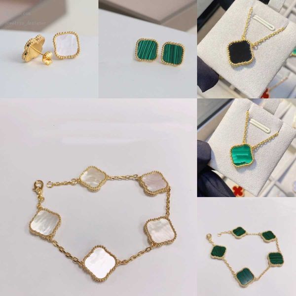 designer bracelets designer clover stud earrings charm bracelet women love pendant necklaces screw party wedding earring couple hift fashion, Golden;silver
designer bracelets designer clover stud earrings charm bracelet women love pendant necklaces screw party wedding earring couple hift fashion, Golden;silver
