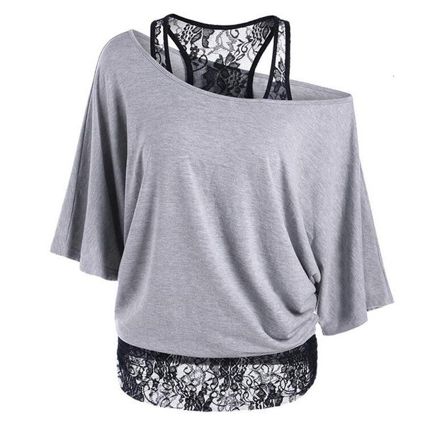 women s t shirt women lace patchwork bat wing sleeve basic clothes casual loose fashion female 230408, White
women s t shirt women lace patchwork bat wing sleeve basic clothes casual loose fashion female 230408, White