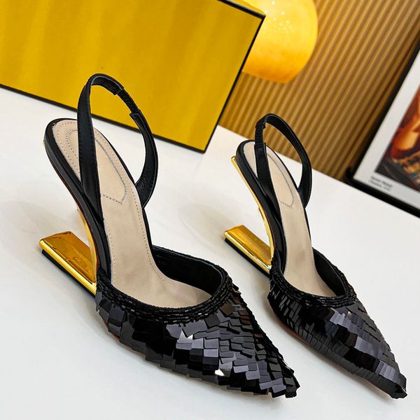 designer womens dress shoes cowhide sandals with sequins slingbacks pointed toes slip on slippers for party wedding shoe ladies slide casual, Black
designer womens dress shoes cowhide sandals with sequins slingbacks pointed toes slip on slippers for party wedding shoe ladies slide casual, Black