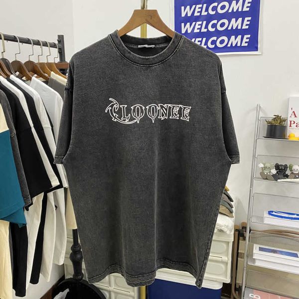 ins summer new american high street letter print washable old short sleeve t-shirt for men and women couples loose fashion tee, White;black
ins summer new american high street letter print washable old short sleeve t-shirt for men and women couples loose fashion tee, White;black