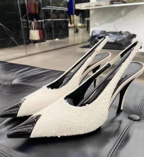 romantic elegant vesper sling sandals shoes women suede pointed toe brand pumps chain-embellished ankle straps lady high heels original box, Black
romantic elegant vesper sling sandals shoes women suede pointed toe brand pumps chain-embellished ankle straps lady high heels original box, Black