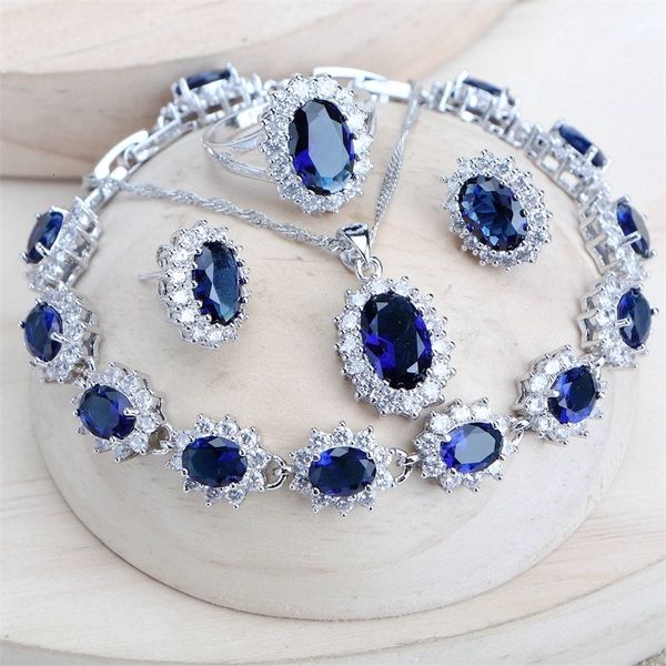 charm bracelets silver 925 women bridal jewelry sets blue zirconia costume fine jewellery wedding necklace earrings rings pendant set 230407, Golden;silver
charm bracelets silver 925 women bridal jewelry sets blue zirconia costume fine jewellery wedding necklace earrings rings pendant set 230407, Golden;silver