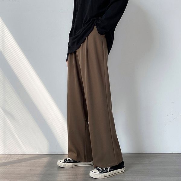 men s pants casual wide leg suit loose straight trousers spring summer solid color oversized bottoms vintage male clothing 230407, Black
men s pants casual wide leg suit loose straight trousers spring summer solid color oversized bottoms vintage male clothing 230407, Black
