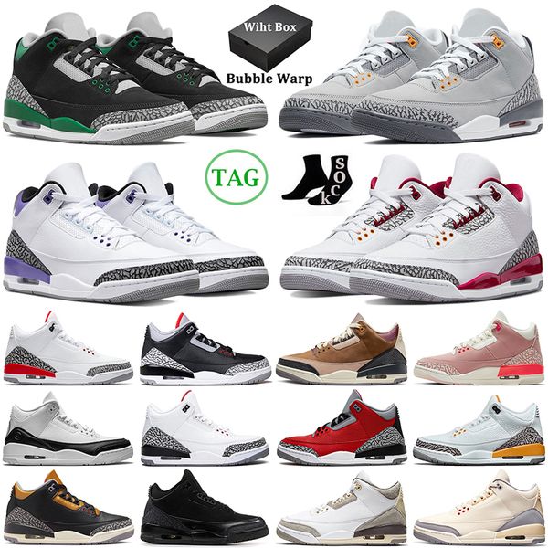with box 3 men basketball shoes 3s sneakers white cement reimagined fire red cardinal dark iris pine green unc pure white muslin mens women
with box 3 men basketball shoes 3s sneakers white cement reimagined fire red cardinal dark iris pine green unc pure white muslin mens women