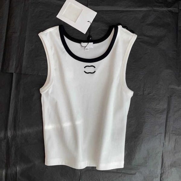 23ss sleeveless vest camis womens tanks designer clothes women tank knitted camisole slim-fit knitt vests womens clothes a1, White
23ss sleeveless vest camis womens tanks designer clothes women tank knitted camisole slim-fit knitt vests womens clothes a1, White