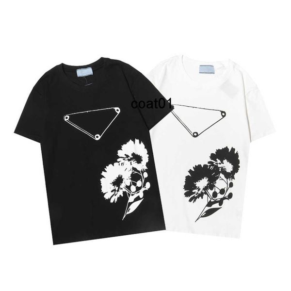 prad mens women t shirt designers prads clothes floral pattern casual summer men s clothing brand short sleeve tees womens, White;black
prad mens women t shirt designers prads clothes floral pattern casual summer men s clothing brand short sleeve tees womens, White;black