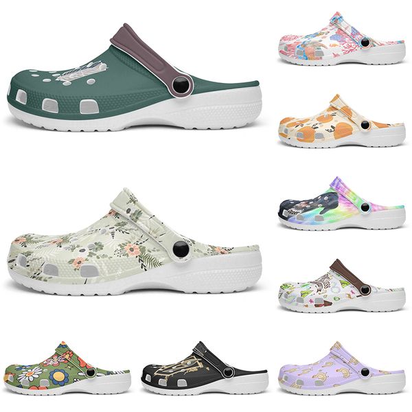 Customized Glossy beautiful clean fashion beautiful Diy shoes for men and women's indoor slippers 102182