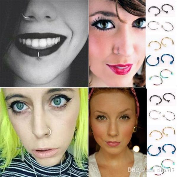 fashion trendy nose rings body piercing jewelry fashion stainless steel nose hoop ring earring studs fake nose rings non piercing rings2937, Silver
fashion trendy nose rings body piercing jewelry fashion stainless steel nose hoop ring earring studs fake nose rings non piercing rings2937, Silver