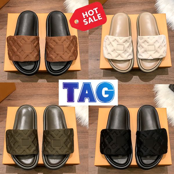 pool pillow slippers mens womens sandals slides embossed mules slipper designer men shoes nylon luxury slide beach sandal triple black beige
pool pillow slippers mens womens sandals slides embossed mules slipper designer men shoes nylon luxury slide beach sandal triple black beige