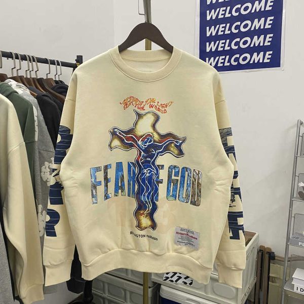 sta x rrr123 fog tripartite co branded letter graffiti sweater men's loose cross round neck couple, Black;brown
sta x rrr123 fog tripartite co branded letter graffiti sweater men's loose cross round neck couple, Black;brown