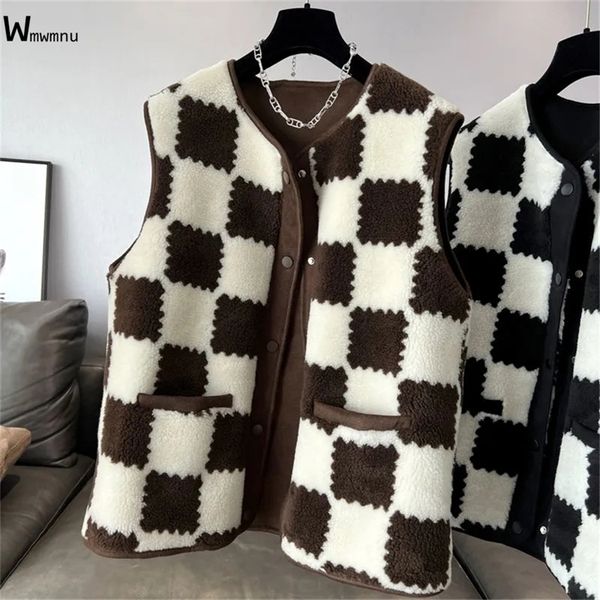 women's vests women's tank casaco teddy sleeveless jacket korean coat autumn winter coat alarge 4xl black and white plaid artifici, Black;white
women's vests women's tank casaco teddy sleeveless jacket korean coat autumn winter coat alarge 4xl black and white plaid artifici, Black;white