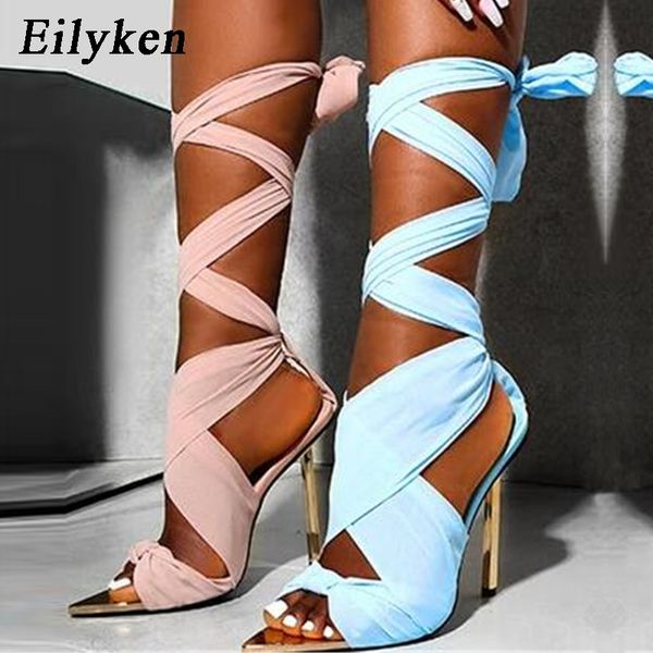 sandals eilyken pointed open toe for women summer fashion ankle crosstied stiletto high heel party dress ladies shoes 230408, Black
sandals eilyken pointed open toe for women summer fashion ankle crosstied stiletto high heel party dress ladies shoes 230408, Black