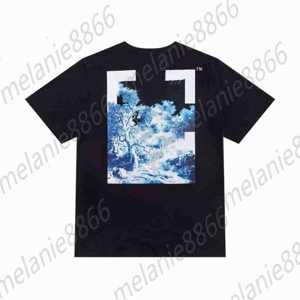 off style white2022 summer men's t-shirts new ow printed bird shell dense forest and women's tshirts casual short t-sleeves, White;black
off style white2022 summer men's t-shirts new ow printed bird shell dense forest and women's tshirts casual short t-sleeves, White;black
