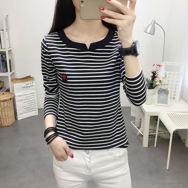 women s t shirt 2023 spring casual women long sleeve korean style slim basic cotton tshirt s clothing t shirt femme 13393 230408, White
women s t shirt 2023 spring casual women long sleeve korean style slim basic cotton tshirt s clothing t shirt femme 13393 230408, White