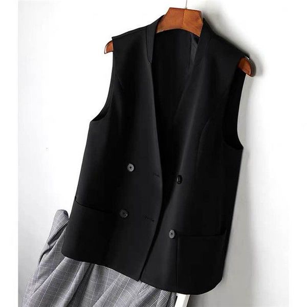 women's vests spring and autumn women's office full matching elegant pocket belt women's side sewn v-neck solid tank w04 2304, Black;white
women's vests spring and autumn women's office full matching elegant pocket belt women's side sewn v-neck solid tank w04 2304, Black;white